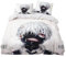 SENTUBILA Tokyo Ghoul Bettwäsche-Set,kinderbettwäsche Jungen,Kopfkissenbezug 80 X 80 cm,Kaneki Ken Bettbezug 135 X 200 cm,Anime Deko Für Zimmer (B,135x200cm+75x50cm)