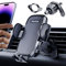 Rorhxia Handyhalterung Auto Lüftung [2024 Neust & Stabilste Version] 3 IN 1 Handy Halterung Auto mit Extra Stütze Universal Kfz Handyhalter Auto für iPhone 15 14 13 Pro Max Samsung S24
