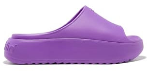 D.Franklin Chanclas Mujer Estilo Pala Slide Morado - Sandalias deportivas planas cómodas para verano - Talla (40) - Modelo -slide