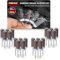20 Stück 320 Körnung Schleifhülsen Satz für Dremel Rotationswerkzeug, Schleiftrommel-Set für Bohrmaschinen und Bohrmaschinen, Hülsen-Set, Schleifpapierstange für Metall, Holz, Form, Stein, Polieren