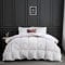 APSMILE Daunendecke 135x200 Winter Extra Warm Bettdecke mit Hohe Flauschigkeit Gänsedaunen und Federn, 100% Ägyptische Baumwolle, Allergiker Natur Duvet RDS Zertifiziert für Tierwoh