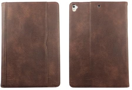 10.2 inch Leather Case for iPad 9th Gen 2021, 8th Gen 2020, 7th Generation 2019 Magnetic, Stand Flip Case for iPad 7, iPad 8, iPad 9 Auto Wake/Sleep Cover (Coffee/Brown Colour)
