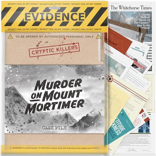 Cryptic Killers: Unsolved Murder Mystery - Cold Case Files Investigation - Beweise & Kriminaldatei - Einzelpersonen, Date-Nächte & Partyspiele - Mord am Mount Mortimer