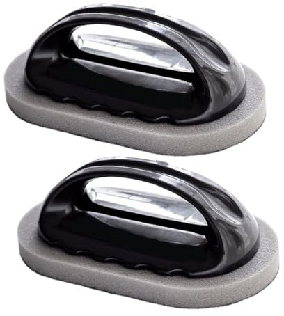 2pcs Emery Rub Pans Cup Cleaner Brush Cleaner Sponges Bottle Cleaner Cleaning Sponge Clean Dish Sponge Dish Brush Clean Dishwasher Pad Emery Sponge Scrubbers Sponge for Kitchen IWOWHERO