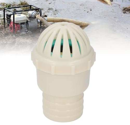 3 Inch Submersible Plastic Filter Pump Sewage Pump Inlet Pipe Fittings Filter Blowdown Valve, Residential Sewage Anti Clogging Design RV Marine Boat Lawn