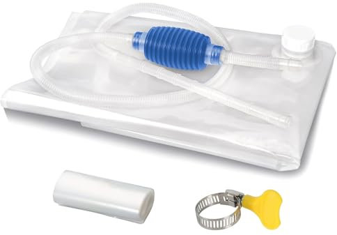 Yonawlsy Quick Fill Foldable Water Bladder, Bathtub Bladder BPA Free, Hold Up to 100 Gallons of Fresh Drinking Water, Using for Camping, Gardening or Disaster and Hurricane Survival