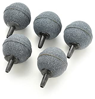 VANZACK 6 Pcs Oxygenated Ball Stones Air for Fish Tank Bubble Diffuser Airstones for Aquarium Hydroponics