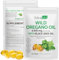 2 Pack Oregano Oil 6000mg with Black Seed Oil 200mg120 Softgel- Highest Concentration, 165mg Carvacrol, Organic & Non-GMO, Supports Immune & Digestive Health