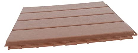 SEWOART Holz-kunststoff-boden Außen Garten-boden Balkon-spleißboden Hof-fußboden