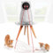 WUGEIN Puntero Laser Gatos,Juguetes Interactivos para Gatos, Juguetes Automáticos Recargables Gatos/Perritos/en Interiores,Rangos de Círculo Ajustables, Recargable por USB