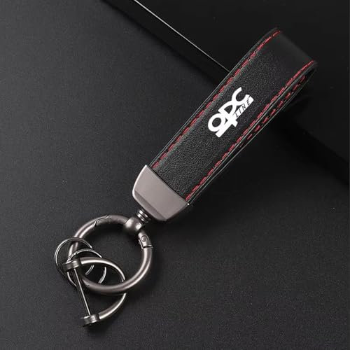 MNGKIQC 1 Stück Auto Schlüsselanhänger, für Opel OPC LINE Schlüsselring Auto SchlüSselanhänger Keychain Geschenk Zubehör,A