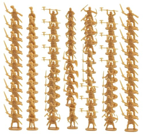 JIEBWCHA Soldaten | Militär-Miniaturen aus Kunststoff, 100 antike Figuren für Rollenspiele und Partys für Kinder und Mädchen