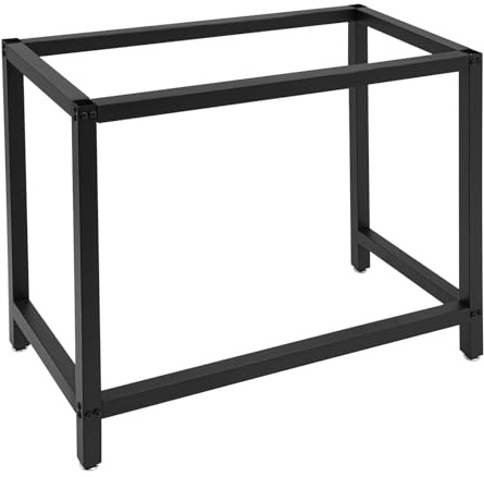 Werkbankgestell aus Stahl, 100x50x80 cm, Tragkraft 100 kg – Robuster Metall Rahmen für Arbeitstisch, Werkstatt, Garage, mit verstellbaren Füßen