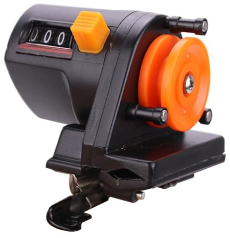 URPIZY Fishing Line Counter 0-999 m Tiefenmesser f¨¹r Angeln mit ABS-GEH?use, wasserfest, Anzeige in Metern, f¨¹r Angelrute und Downrigger