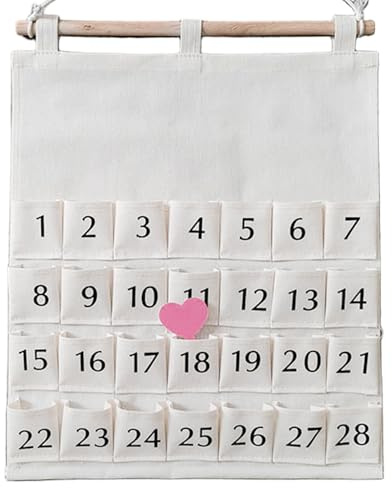 Weihnachts-Adventskalender mit Taschen 2025, Stoff-Wandbehang-Adventskalender für Zuhause, Weihnachts-Countdown-Dekoration, Weihnachtskalender 2025