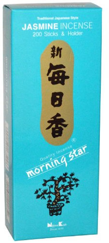 Nippon Kodo Morning Star Jasmine Räucherstäbchen 200 Sticks 1.4 x 2.3 x 4.1 inches