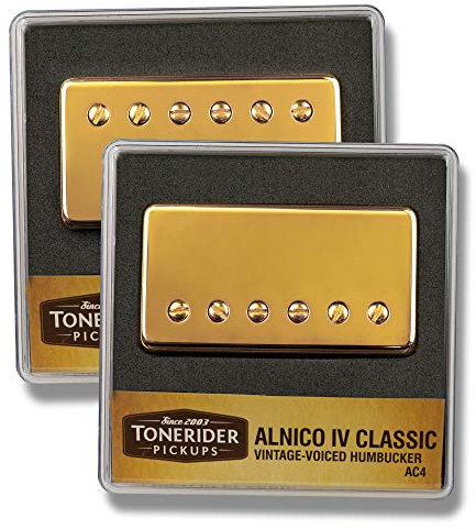 Tonerider AC4 Alnico IV Klassisches Humbucker Set, Gold