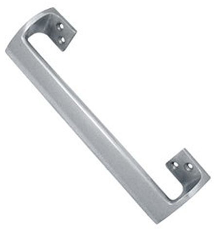 Oval Grip Offset Door Pull Handle Solid Aluminium 9 (225mm) - Satin Finish