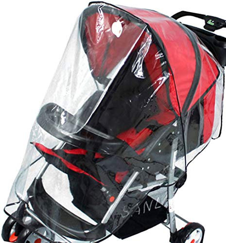 Simplicity® Baby Weather Shield Stroller Waterproof Rain Cover Canopy, Clear
