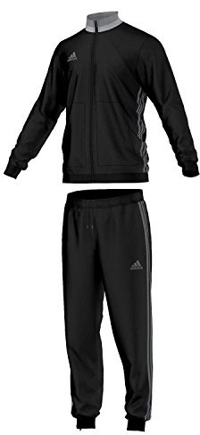 adidas Jungen Präsentationsanzug Condivo 16 PES Trainingsanzug, Black/Vista Grey, 128