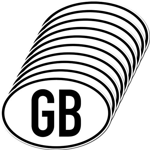 GreenIT Aufkleber Sticker Länderkennzeichen GB England Großbritannien Auto Pkw Bus LKW Anhänger Zeichen Symbol (10)