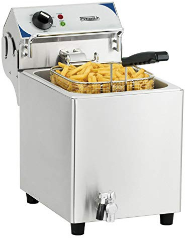 Casselin cfev7 – Elektrischer Fritteuse mit Entleerungsventil 7 Liter