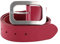 Vanzetti Damen Leder Gürtel Damengürtel rot 40 mm Ledergürtel (100 cm)