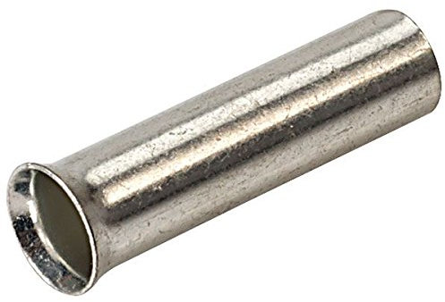 4mm Uninsulated Bootlace Ferrule 12mm Length - Pack of 100