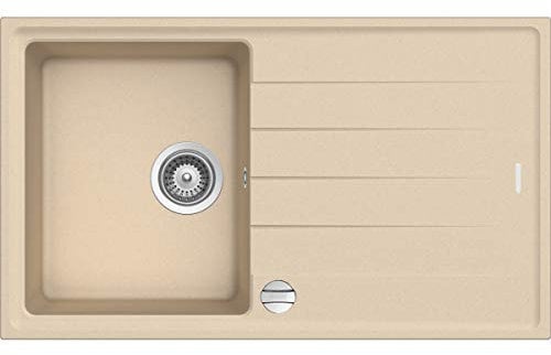 Victory S780 - Fregadero de granito, 78 x 50 cm, empotrable, para fregaderos a partir de armario de 4550, incluye excéntrico giratorio, fabricado en Alemania