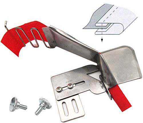 ckpsms Marke -1SET # KP-123 Nähmaschine Doppelte Falte Sauberes Finish Ober- und Unterbindungsbinderaufsatz (Tape Size 1-1/2 =38MM)
