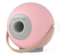 UB+ Eupho E2 Bluetooth Speaker, lightweight, 30 hours playtime, immersive crystal clear audio, powerful bass, floor standing or tabletop speaker perfect for indoors/ outdoors - Pastel Pink