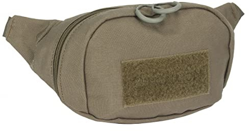 Zentauron Bauchtasche Covert, Outdoor Hüfttasche aus Cordura, Taktische Gürteltasche 1,25L für Dienst, Freizeit & CCW, individuell erweiterbar, Survival Waistbag, für Messer, Taschenlampe, Handy
