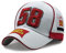 AJSJ Memento Moto Gp Motorfiets Italienischer Rennfahrer 58 Simoncelli San Carlo Baseballmütze Hiphop Für Männer Freizeit Gorras Hüte, Weiß