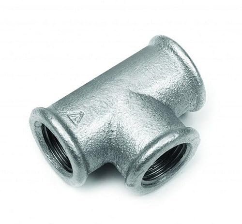 Verzinkt Fitting Temperguss T-Stück 90° Innengewinde (1)
