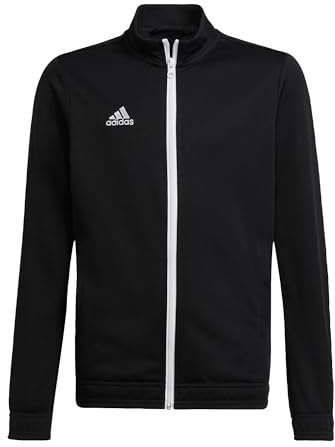 adidas Entrada 22 Track Jacket, Giacca Unisex-Bambini, Black, 7-8 Years