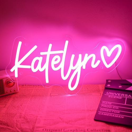 Letrero de Neón Personalizado, Regalo Ideal para Cumpleaños, Cartel LED con Luz, Nombre o Mensaje, Decoración para Pared, Habitación y Eventos