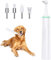 CONSUNDYTT Pet Electric Toothbrush Tooth Stain Removal Dog Mouth Cleaning Tool - Ultrasonic Toothbrush For Dog With 4 Brush Heads For Stain Eraser Tooth Polisher