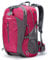 YTL Wasserdichter Wanderrucksack für Herren Damen 40L leichte Outdoor-Tasche Rucksack geeignet für Reisen und Camping, rosarot（misst 21,3 x 13,8 x 9,1 Zoll）