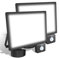 SKYWORLD Projecteur Extérieur LED Détecteur de Mouvement PIR, 2pcs 75W 7500LM Blanc Froid 6000K, Spot LED Extérieur Étanche, Éclairage de Sécurite pour Garage Jardin Cour Entrée Parc