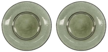 House Doctor - Set mit 2 flachen Speisen, Grün (262681011)