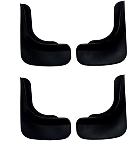 Huqwsa 4 Pezzi Parafanghi per Auto Kit Corpo di Protezione Parafango AntiGraffio Paraspruzzi Flessibili Paraspruzzi Corpo Largo per Fiat per Doblo D1 2000-2006