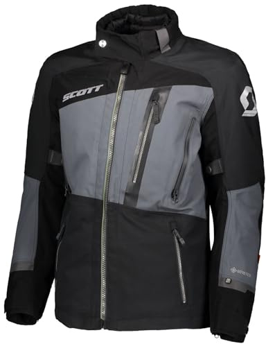 SCOTT Priority GTX Damen Motorrad Textiljacke, schwarz/grau, 42 | Gore-Tex