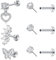 NIUSIMAN Helix Piercings,6 Stück Piercing Ohr Tragus Piercing Silber Helix Piercings Chirurgenstahl Mit Ohrpiercing Herz Schmetterling Ohrpiercing Schmuck CZ Lippen Ohrlochstecher Damen Männer