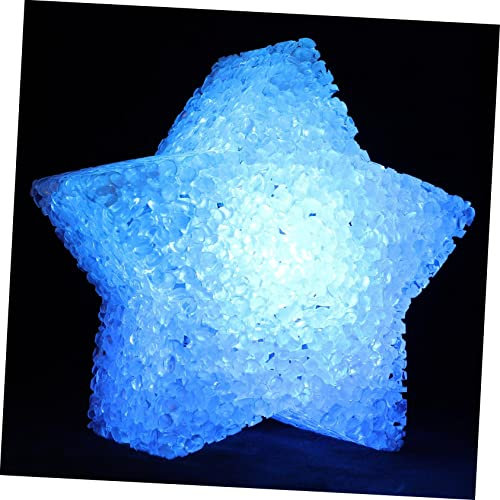 HOMSFOU Stern lampe in der Hand christmas star light weihnachts stern leuchte Zaunpfosten Halterungen Handschuhe Sternenlicht für Chor leuchtendes sternförmiges Licht scheinen Pentagramm