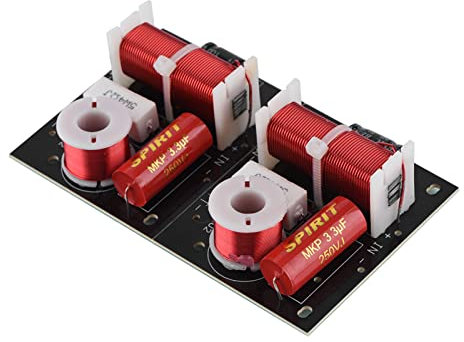 2 wege frequenzweiche 8 ohm,Frequenzweiche 8 Ohm 2 Wege,2-Teiliger Lautsprecher-Frequenzteiler,2-Wege-2-Einheit,Hi-Fi-Soundfilter,O Modulplatine Für Zuhause,O Frequenzweichen,Teile O Und Video Und Per