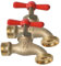 DIKACA 2St Two Piece Set Retro Wasserhahn Armatur Kupfer gartenschlauch anschlüsse antiker Gartenhahn langsamer Wasserhahn Waschmaschine Zubehör Kupfer Wasserhahn Wasserspeier Gewindekopf