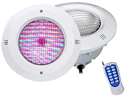 Lumière Sous-Marine Encastrée – Ampoule Led Pour Piscine Avec Télécommande, Spot De Piscine Par56 Rvb, Applique Murale Sous-Marine Intégrée 12 V Ac, Spot De Piscine Étanche Ip68 (Avec Télécommande 15