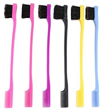 Beavorty 4stücke Doppelseitige Augenbrauenbürste Mit Kamm Sanftes Grooming-werkzeug Für Frauen Und Mädchen Pflegt Kanten Geeignet Für Haartypen Farblich Sortiert