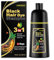 Black Hair Dye Shampoo Haarfarbe Schwarz färben Haarfärbeshampoo Gegen Graue Haare 3 in 1 für graue Haare Abdeckung Haarfarbe Shampoo für Männer und Frauen, Hair Color Shampoo
