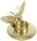 Zerodeko Schmetterling-kerzenhalter Hochzeit Dekoration Kerzenstifte Hochzeitskerze Kerzenständer Hochzeitsdekoration Bastelset Bastelsachen Tafelkirschen Kerzendochte Eisen Golden